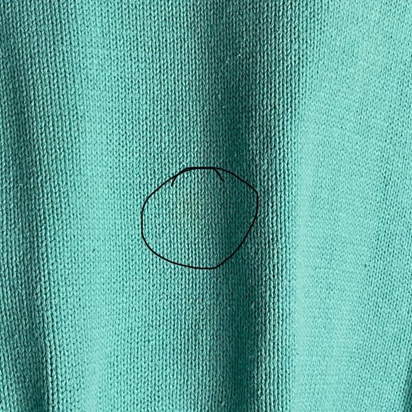 Bay Club Women's Vintage Teal Crewneck Knit Sweater - Picture 7 of 8